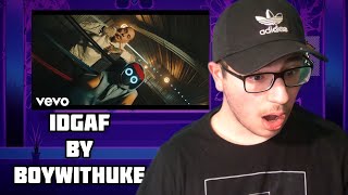 First Time Listen To BOYWITHUKE  IDGAF Reaction [upl. by Gnem]