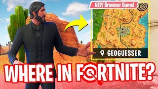 Fortnite Geoguessr Web Game  WHERE AM I [upl. by Ob]