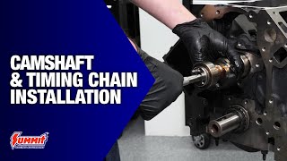 Camshaft and Timing Chain Installation Tips  Engine Building 101 [upl. by Annhej]