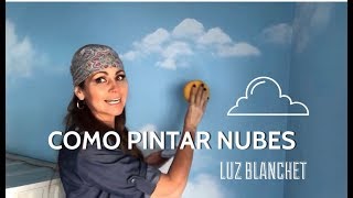 COMO PINTAR NUBES [upl. by Ellswerth]