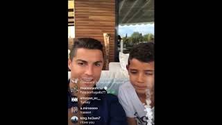 Cristiano Ronaldo son speaks A Lot Of Languages In Live 😱😱 [upl. by Gad]