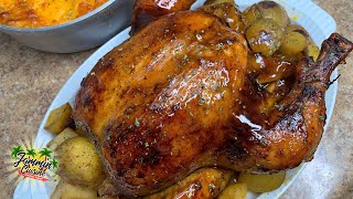 How To Make Whole Chicken Thanksgiving Chicken [upl. by Edlitam]