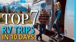 Top 7 Unforgettable RV Trips in the USA In 10 days [upl. by Akerue342]