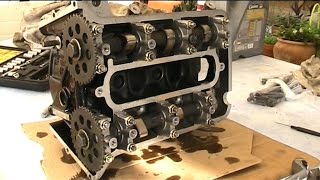 BMW K75 rebuild 6 engine head ported and assembly [upl. by Adda]