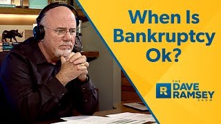 When Should I File Bankruptcy  Dave Ramsey Rant [upl. by Xuagram248]