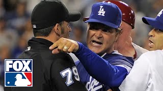 Dodgers Bench Clearing Brawl with Dbacks in Los Angeles [upl. by Archy]