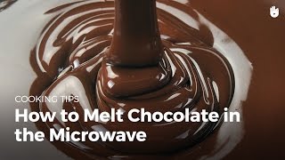 How to melt chocolate in the microwave [upl. by Ahsetan438]