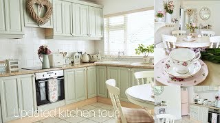 Kitchen tour Shabby chic and cottage style decor [upl. by Aisercal]