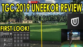 TGC 2019  Uneekor Golf Simulator REVIEW  First Look [upl. by Louisette]