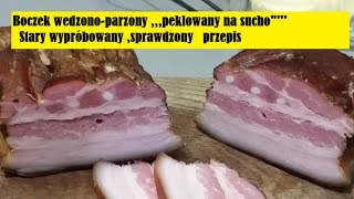 Boczek wędzony peklowany na sucho [upl. by Leor717]