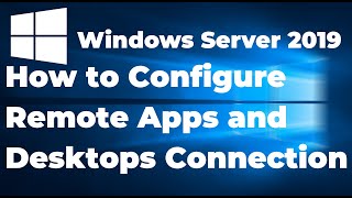 46 How to Configure Remote Apps and Desktops Connection in RDS [upl. by Nesnah307]