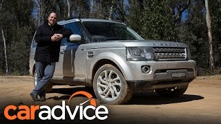 2016 Land Rover Discovery 4 OffRoad Review  CarAdvice [upl. by Gona]