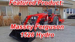 Massey Ferguson 1526 Hydro Premium Compact Tractor [upl. by Adnirb]