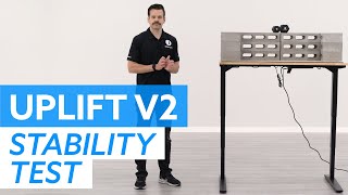 Uplift v2 Standing Desk Stability Test [upl. by Tristas]