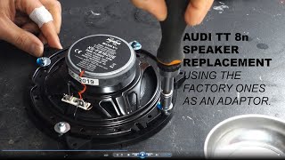 Audi TT front speakers replacement with standar ones [upl. by Herzberg25]