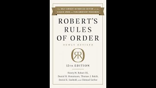 Introduction to Roberts Rules of Order [upl. by Elesig557]