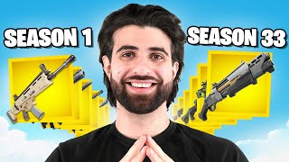 Ranking the BEST Weapon from EVERY Fortnite Season [upl. by Eirolam]