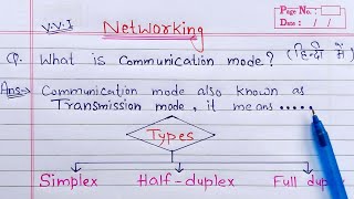 Data Transmission Modes  Simplex Half Duplex amp Full Duplex [upl. by Eromle]