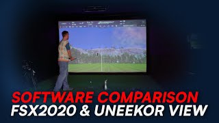 Software Comparison  FSX2020 amp Uneekor VIEW  GCQuad amp Uneekor Eye XO [upl. by Akaya]