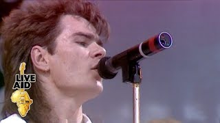 Nik Kershaw  Wouldnt It Be Good Live Aid 1985 [upl. by Ehttam]