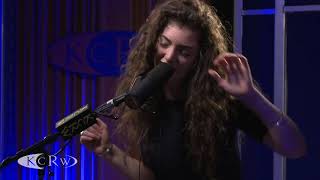 Lorde performing quotRoyalsquot Live on KCRW [upl. by Quartana350]