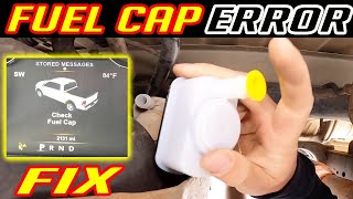 RAM TRUCK GAS CAP LOOSE P0456 P0457 HOW TO REPAIR [upl. by Ramahs267]