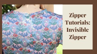 Zipper Tutorials Invisible Zipper [upl. by Noiek922]