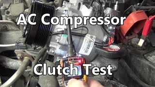 Howto Test for AC Compressor Clutch Function [upl. by Niwroc]