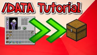 Minecraft data Command Tutorial [upl. by Nylatsyrk522]