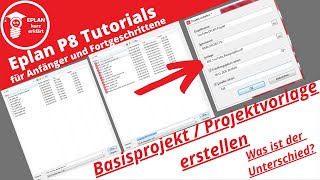 EPLAN P8 Projektvorlage  Basisprojekt erstellen Was ist der Unterschied [upl. by Asen131]