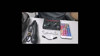 v8 sound card mobile live setup Facebook liveYouTube tiktokonline [upl. by Agathy]