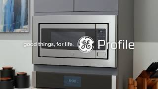 GE Profile Countertop Microwave Oven  BuiltIn Capable Microwave [upl. by Ayidan]