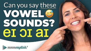 Pronunciation Practice 👄 Difficult Vowel Sounds DIPHTHONGS [upl. by Atela]