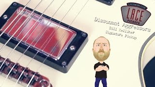 Lace Dissonant Aggressor Bill Kelliher Sig Pickups  Demo [upl. by Ynabe26]