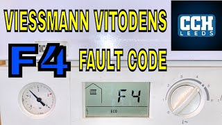 VIESSMANN BOILER F4 FAULT CODE  How To Reset [upl. by Wesle]