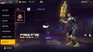 How To Get Thala Character In FREE FIRE INDIA 🇮🇳 [upl. by Drona348]