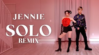 JENNIE  ‘SOLO’ REMIX Dance Cover  Ellen and Brian [upl. by Hael]