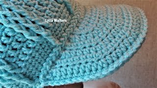 Crochet Super Easy Basic Brim  Stylish Ribbed Hat Part 3 [upl. by Aldous290]