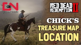 Red Dead Redemption 2  Chicks Treasure Map Location amp Solution [upl. by Analart]