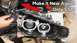 The Ultimate BMW Headlight Lens Replacement Guide [upl. by Schlenger]