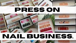 HOW TO START A PRESS ON NAIL BUSINESS  EVERYTHING YOU NEED TO START A BUSINESS  NAILZ BY DOM [upl. by Burgwell]