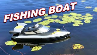 Electric Fishing RC BAIT BOAT  TheRcSaylors [upl. by Berget]