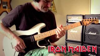 Iron Maiden  Powerslave Guitar Cover [upl. by Atterrol]