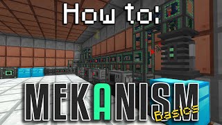 How to Mekanism  The Basics Minecraft 1165 [upl. by Emearg513]