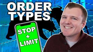 Stock Market Order Types EXPLAINED  Limit  Stop  Stop Limit  Trailing Stop [upl. by Annaoi835]