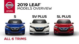 2019 Nissan LEAF Electric Car Walkaround amp Review [upl. by Ahsinyd661]