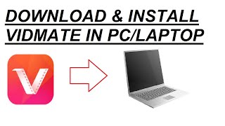 How to Download or install Vidmate in PCLaptop for Free [upl. by Erimahs]