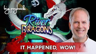 River Dragons Slot  BIG WIN BONUS AWESOME [upl. by Faruq]