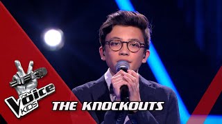 Justin  How Do You Sleep  Knockouts  The Voice Kids  VTM [upl. by Yursa]