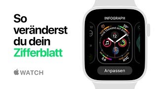 Apple Watch Series 4 – So veränderst du dein Zifferblatt – Apple [upl. by Ladnar]